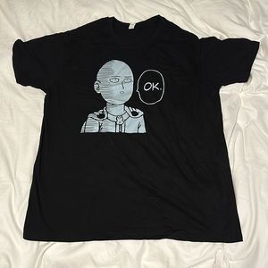 One Punch Man Graphic Cotton Slim Fit T Shirt